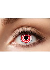maskworld Lenti a contatto a spirale rosse