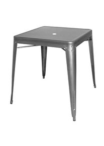 Bolero Bistrotisch aus Stahl f&uuml;r den Innen- und Au&szlig;enbereich grau