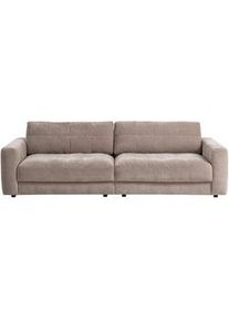 Mid.you Bigsofa , Silberfarben , Textil , Füllung: Polyetherschaumkern, Silikon,Schaumstoff, Silikon , 264x83x126 cm , Made in Eu , Stoffauswahl, Rücken echt , Wohnzimmer, Sofas & Couches, Sofas, Bigsofas