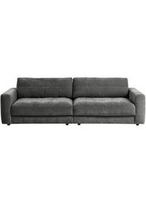 Mid.you Bigsofa , Dunkelgrau , Textil , Füllung: Polyetherschaumkern, Silikon,Schaumstoff, Silikon , 264x83x126 cm , Made in Eu , Typenauswahl, Sitzqualitäten, Rücken echt , Wohnzimmer, Sofas & Couches, Sofas, Bigsofas