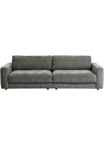 Mid.you Bigsofa , Grau , Textil , Füllung: Polyetherschaumkern, Silikon,Schaumstoff, Silikon , 264x83x126 cm , Made in Eu , Typenauswahl, Sitzqualitäten, Rücken echt , Wohnzimmer, Sofas & Couches, Sofas, Bigsofas