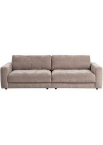 Mid.you Bigsofa , Silberfarben , Textil , Füllung: Polyetherschaumkern, Silikon,Schaumstoff, Silikon , 264x83x126 cm , Made in Eu , Typenauswahl, Sitzqualitäten, Rücken echt , Wohnzimmer, Sofas & Couches, Sofas, Bigsofas