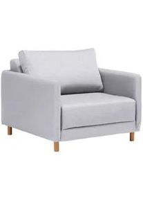 Cantus Schlafsessel , Hellgrau , Textil , 89x79x94 cm , Stoffauswahl, Liegefunktion , Wohnzimmer, Sofas & Couches, Schlafsofas, Schlafsessel