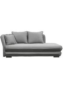 Mid.you Liege , Grau , Textil , Füllung: Schaumstoff,Schaumstoff , 107x84x99 cm , Rücken echt, Armteil links , Wohnzimmer, Sofas & Couches, Schlafsofas, Polsterliegen
