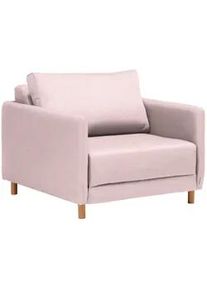 Cantus Schlafsessel , Rosa , Textil , 89x79x94 cm , Liegefunktion, Stoffauswahl , Wohnzimmer, Sofas & Couches, Schlafsofas, Schlafsessel