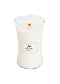 WoodWick SVIECKA OVALNA VAZA WHITE TEAK 609,5G, 93039E