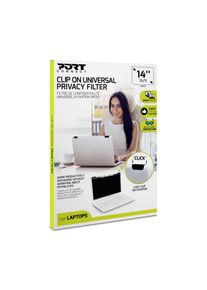 Port Designs PORT CONNECT PRIVACY FILTER 2D - CLIP ON UNIVERSAL - 14.0, 16/9, 323 X 212 MM, 900324