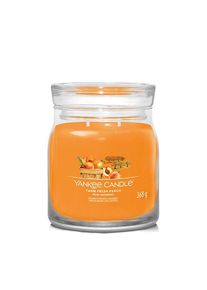 yankee candle 1631781E FARM FRESH PEACH STREDNA SVIECKA SIGNATURE 368G