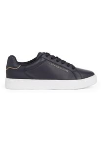 Tommy Hilfiger Plateausneaker »ESSENTIAL COURT SNEAKER«, Freizeitschuh, Halbschuh, Schnürschuh mit Logoprägung