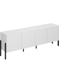 Inosign Kommode »Jukon, Breite 200 cm, moderne grifflose Kommode,4 Türen«, Sideboard, Anrichte viel Stauraum, push-to-open-Funktion