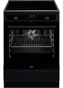 AEG Induktions-Standherd »CIB6490APB 940 002 993« mit FlexiRunners – Teilauszug (2 Paar) Pyrolyse-Selbstreinigung Hob2Hood- und Bridge-Funktion in...