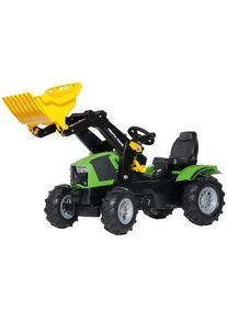 Rolly Toys® Tretfahrzeug »Deutz-Fahr 5120«, Kindertraktor mit Lader und Luftbereifung