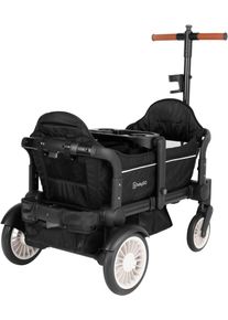 BABYGO Bollerwagen »Cozy Rider«, (Set, 7 tlg., inkl. 2x Sonnenschutz, Tisch, Moskito- u. Regenschutz, Flaschenhalter), klein zusammenfaltbar