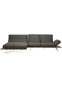 Ambiente Ecksofa , Braun, Eichefarben , Leder , Echtleder , Anilinleder , Eiche , massiv , Ottomane links, L-Form , 320x157 cm , Goldenes M , Typenauswahl, Lederauswahl, Stoffauswahl, seitenverkehrt erhältlich, Hocker erhältlich, Rücken echt , Wohnzimmer, Sofas & Couches, Wohnlandschaften, Ecksofas