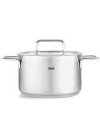 Fissler Kochtopf , Silberfarben , Metall , Made in Germany , breiter Schüttrand,backofengeeignet , Kochgeschirr, Töpfe, Kochtöpfe