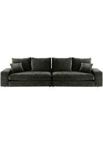 Mid.you Bigsofa , Anthrazit , Textil , Füllung: Schaumstoff, Silikon,Schaumstoff,Schaumstoff , 254x67x125 cm , Made in Eu , Rücken echt , Wohnzimmer, Sofas & Couches, Sofas, Bigsofas