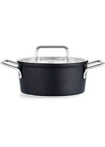 Fissler Kochtopf , Schwarz , Metall , 2 l , backofengeeignet, kratzfest , Kochgeschirr, Töpfe, Kochtöpfe