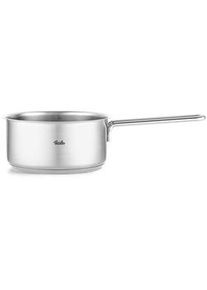 Fissler Stielkasserolle , Silberfarben , Metall , Made in Germany , breiter Schüttrand , Kochgeschirr, Töpfe, Kasserollen