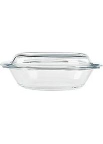 SIMAX Riess Bräter , Transparent , Glas , 2.4 l , oval , 19.9x7.7x33 cm , backofengeeignet , Kochgeschirr, Töpfe, Bräter