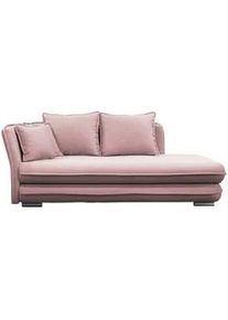 Mid.you Liege , Rosa , Textil , Füllung: Schaumstoff,Schaumstoff , 107x84x99 cm , Rücken echt, Armteil links , Wohnzimmer, Sofas & Couches, Schlafsofas, Polsterliegen