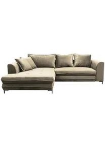 Livetastic Eckschlafsofa , Beige , Textil , Füllung: Schaumstoff,Schaumstoff , 277x187 cm , Made in Eu , Rücken echt, Armteil links , Wohnzimmer, Sofas & Couches, Schlafsofas, Sonstige Schlafsofas