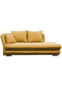Mid.you Liege , Gelb , Textil , Füllung: Schaumstoff,Schaumstoff , 107x84x99 cm , Rücken echt, Armteil links , Wohnzimmer, Sofas & Couches, Schlafsofas, Polsterliegen