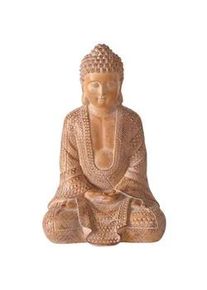 Xxxl Buddha , Hellbraun , Kunststoff , 13x30x19 cm , Dekoration, Dekofiguren & Skulpturen, Buddha-Statuen