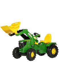 Rolly Toys® Tretfahrzeug »John Deere 6210R«, Kindertraktor mit Lader