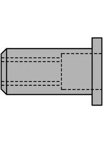 Gesipa Blindnietmuttern Alu M 5 x 7 x 13,5