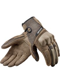 Revit Volcano, handschoenen , kleur: beige/zwart , maat: M