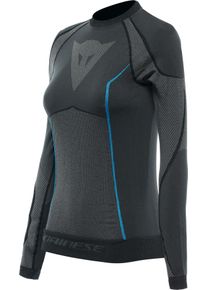 Dainese Dry LS, functioneel shirt vrouwen , kleur: zwart/blauw , maat: L/XL