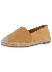 VAN HILL Espadrilles 'Ella' Damen hellbraun Größe 36