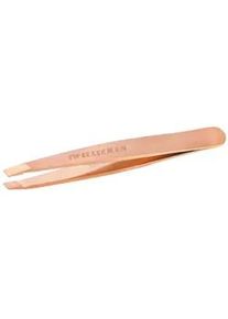 Tweezerman - Mini Slant Tweezer - Schräg, Rose Gold Pinzette