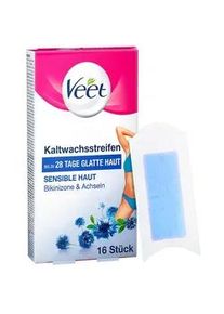 Veet - Kaltwachs-Streifen Bikinizone & Achseln Rasier- & Enthaarungscreme Damen