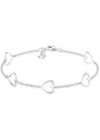 Elli - Herz Liebe Cut-Out Basic Trend Romantik 925 Silber Armbänder & Armreife Damen