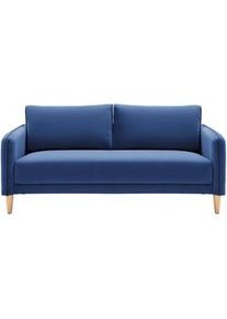 Sofa Livia Blau Samt