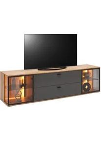 TV-Element Florenz Grau/Schwarz/Eiche Artisan