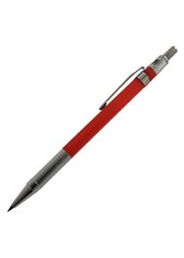 Mine tombante 2 mm avec clip, rouge avec avance de la mine