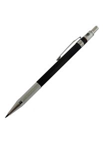 Fallminenstift 2 mm mit Clip, schwarz mit Minenvorschub