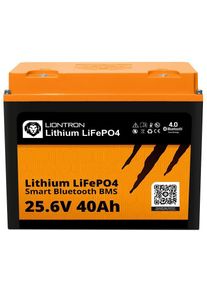 Liontron LiFePO4 LX Smart Lithium Batterie Versorgungsbatterie 25,6V 40Ah BMS BT Bluetooth Camping Wohnmobil Wohnwagen