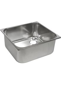 Can LA1402 Edelstahl-Einbauspüle Spülbecken Camping Wohnwagen Reisemobil 35x32x15cm