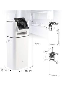 Ohyama DDC-50 Luftentfeuchter Raumentfeuchter Wassertank 2,5 Liter 21m² 590 Watt weiß