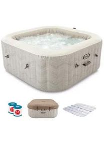 Intex Carr&eacute;e Chevron Deluxe 28446EX - &Oslash;173x71 cm - Whirlpool Spa