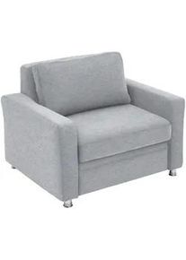 Beldomo Style Schlafsessel , Hellgrau , Textil , 116x90x100 cm , Goldenes M , Stoffauswahl , Wohnzimmer, Sofas & Couches, Schlafsofas, Schlafsessel
