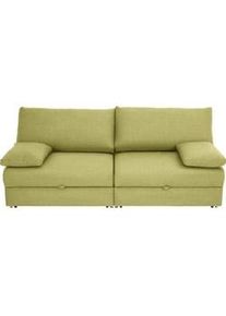 Bali Schlafsofa , Grün , Textil , 192x77-88x110-120 cm , Oeko-Tex® Standard 100 , Typenauswahl, Stoffauswahl, Schlafen auf Sitzhöhe , Wohnzimmer, Sofas & Couches, Schlafsofas, Sonstige Schlafsofas