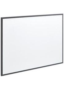 Hom`in Wandspiegel , Anthrazit , Glas, Holzwerkstoff , rechteckig , 92x65x2 cm , Garderobe, Garderobenspiegel