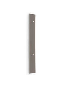 Voss Möbel Novel Garderobenleiste , Taupe , Glas, Holzwerkstoff , 16x140x7 cm , Goldenes M, Made in Germany, DGM-Klimapakt , Aufhängemöglichkeit , Garderobe, Garderobenhaken, Hakenleisten