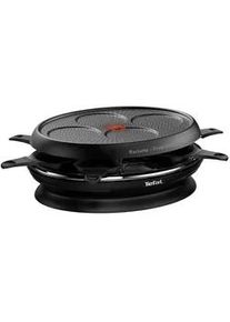 Tefal Raclette-Grill , Schwarz , Metall, Kunststoff , 35x15x35 cm , antihaftbeschichtete Raclette-Pfännchen, Ein/Aus-Schalter , Kochgeschirr, Tischgrills & Fondues, Raclette-grills