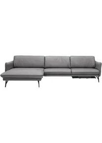 himolla Ecksofa , Grau , Leder , Echtleder , Rindleder , Uni , Ottomane links, L-Form , 330x174 cm , Goldenes M, Made in Germany, Emas, Blauer Engel , Typenauswahl, Lederauswahl, Stoffauswahl, seitenverkehrt erhältlich, Hocker erhältlich, Rücken echt , Wohnzimmer, Sofas & Couches, Wohnlandschaften, Ecksofas