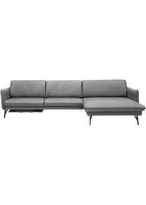 himolla Ecksofa , Grau , Leder , Echtleder , Rindleder , Uni , Ottomane rechts, L-Form , 330x174 cm , Blauer Engel, Goldenes M, Made in Germany, Emas , Typenauswahl, Lederauswahl, Stoffauswahl, seitenverkehrt erhältlich, Hocker erhältlich, Rücken echt , Wohnzimmer, Sofas & Couches, Wohnlandschaften, Ecksofas